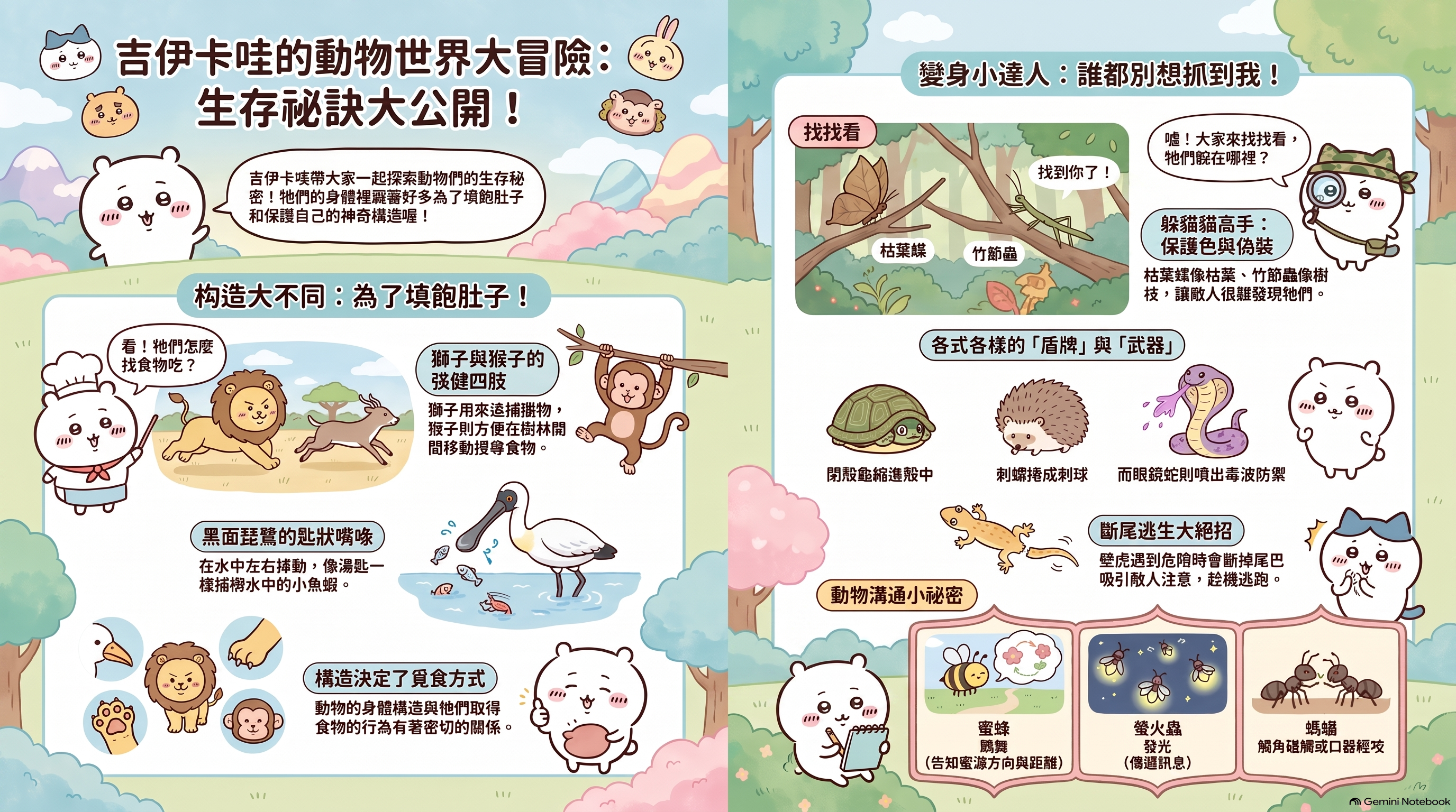 動物生存秘訣
