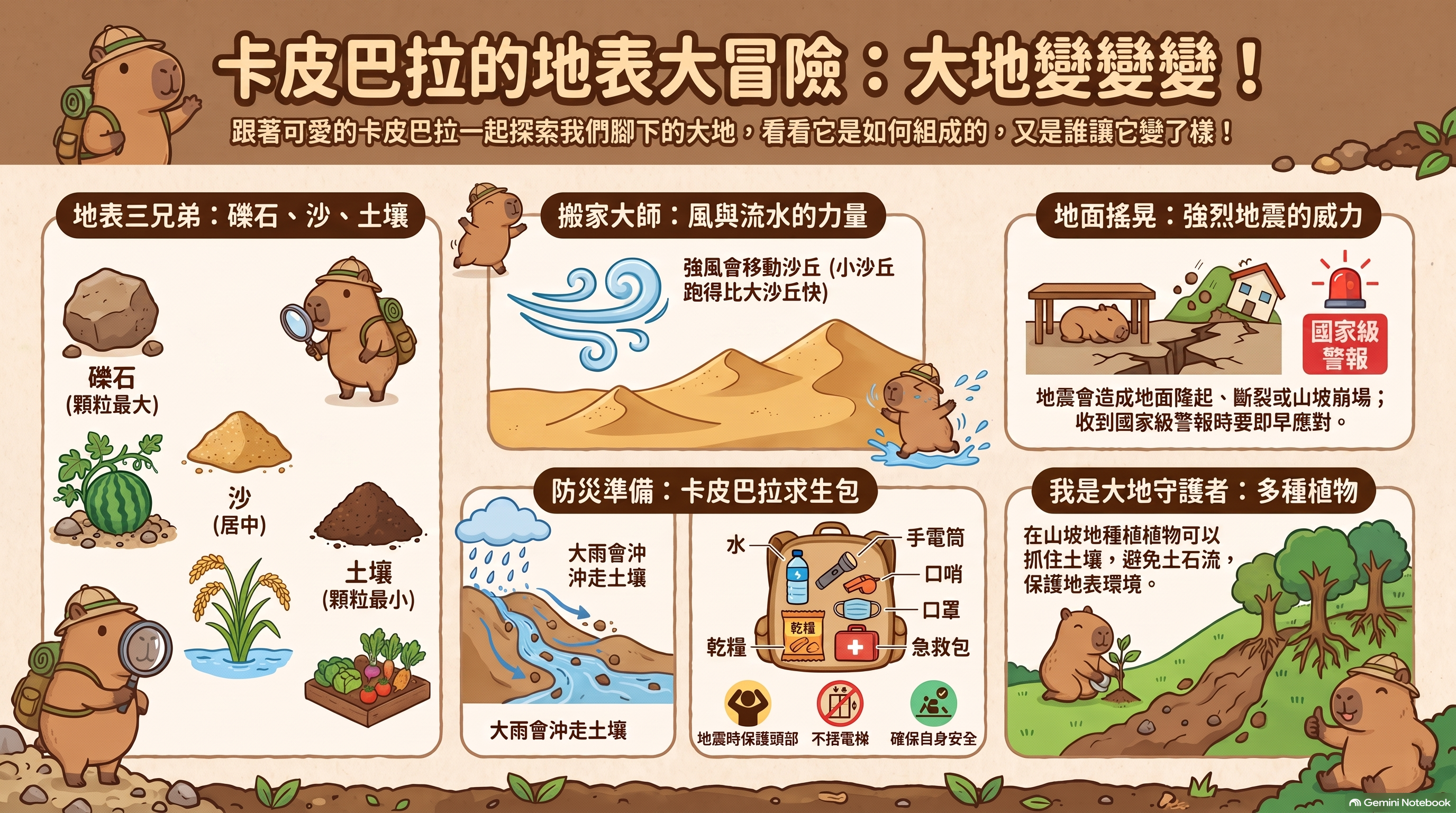 卡皮巴拉地表冒險