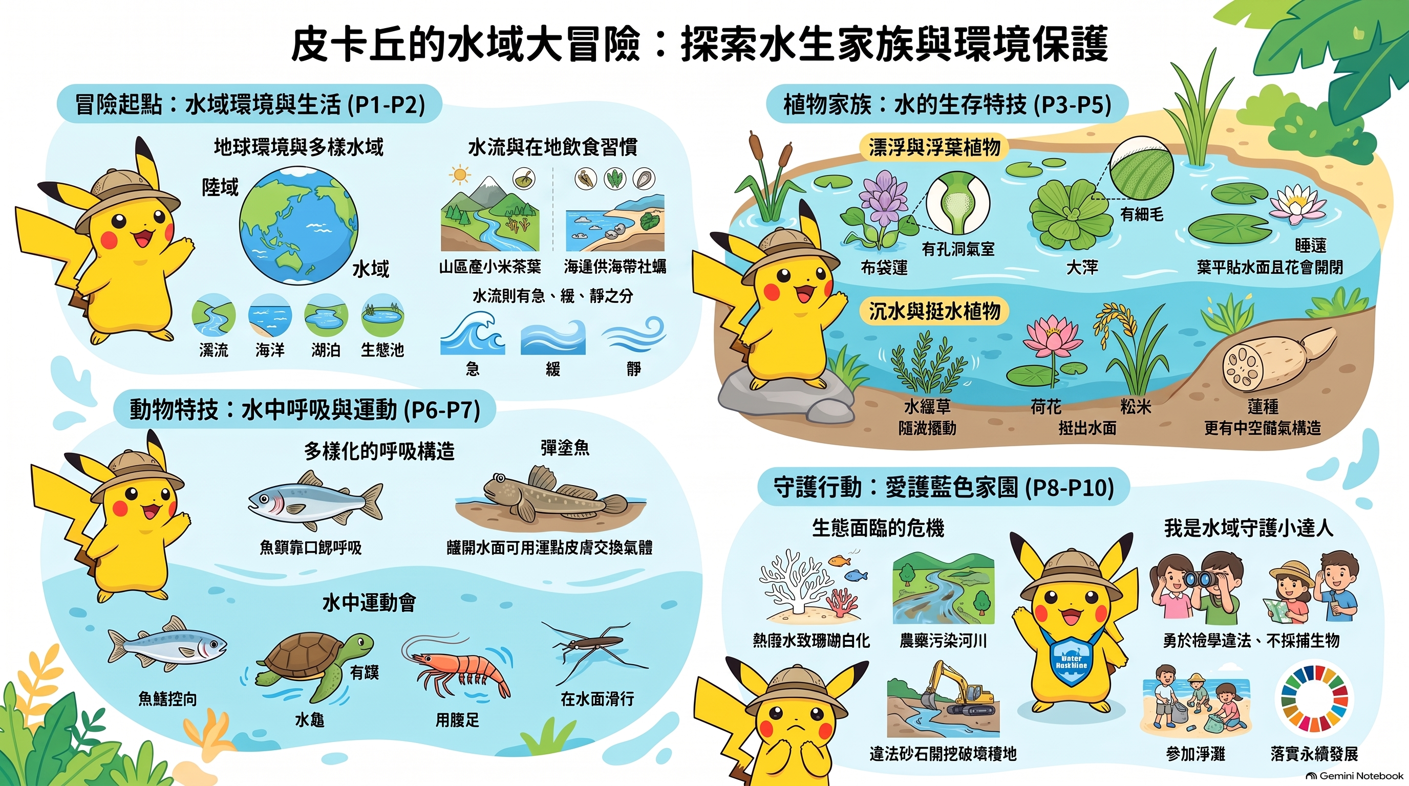 水域冒險與環境保護